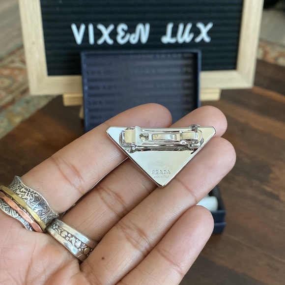 Prada Metal Hair Clip - Picture 6 of 7